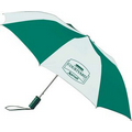 2 Tone Auto Open Folding Poly Umbrella (42" Arc)